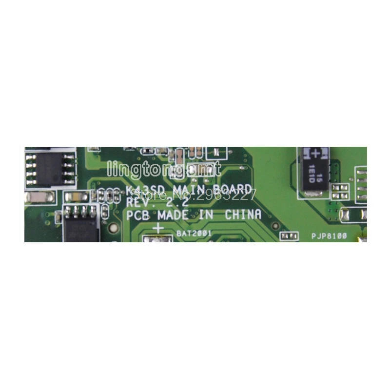 K43E Motherboard REV2.2 For Asus A43E P43E K43SD K43SV K43SJ Laptop motherboard Mainboard A43S test 100% OK | Компьютеры и офис