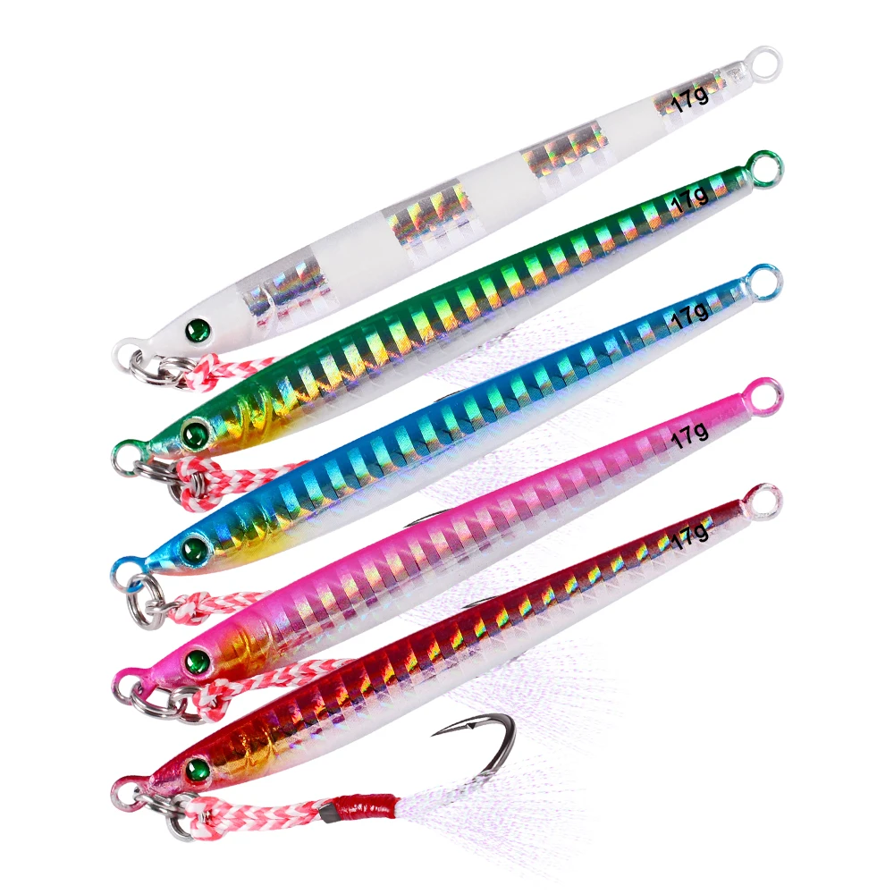 

3pcs Hard Metal Jigging Lead Fishing Lure 7G 10G 14G 17G 21G Wobbler Blade Fishing Lures Pesca Sinking Fishing Baits Tackle