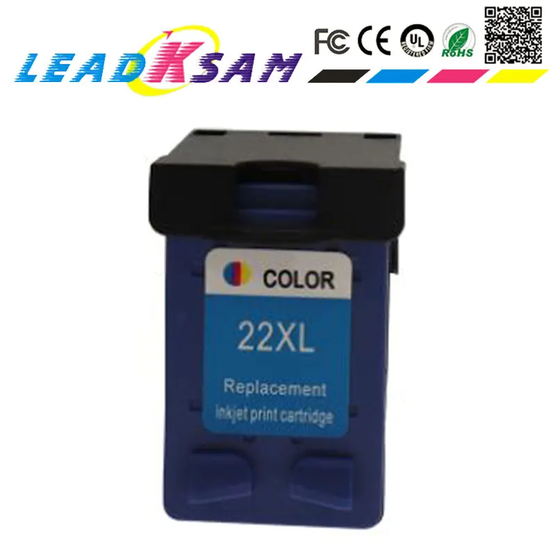 22XL Color 21 22 чернильный картридж для замены совместимый для hp21 21xl 22xl Deskjet F2180 F2200 F2280 F4180 F300 F380 380 D2300 - Цвет: 22XL Color