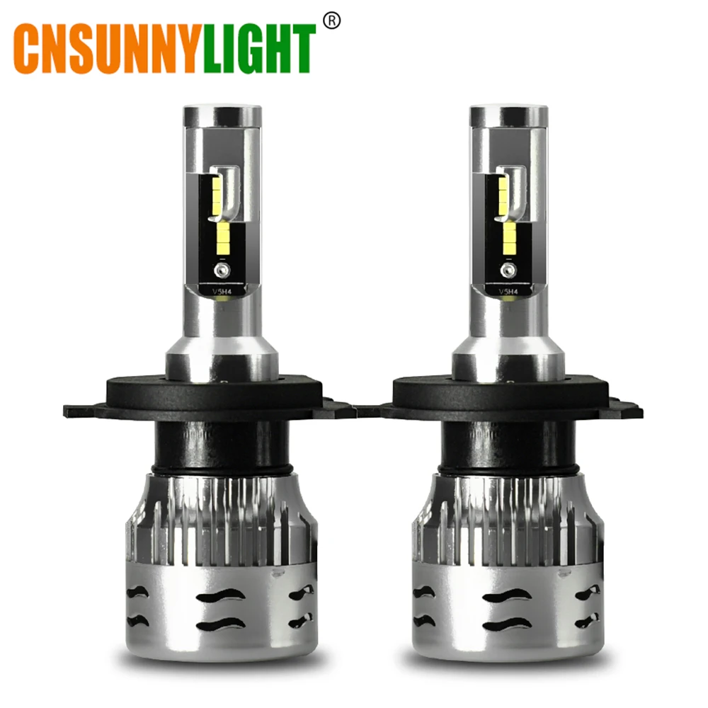 Тип СВЕТОДИОДА направленного света CNSUNNYLIGHT-V5 ECE светодиодный фар автомобиля H7 H4 H11 H1 9005 9006 60 Вт 12000Lm/пара турбо светодиодный лампы CSP светодиодные фары 12V H8 880 H27 огни