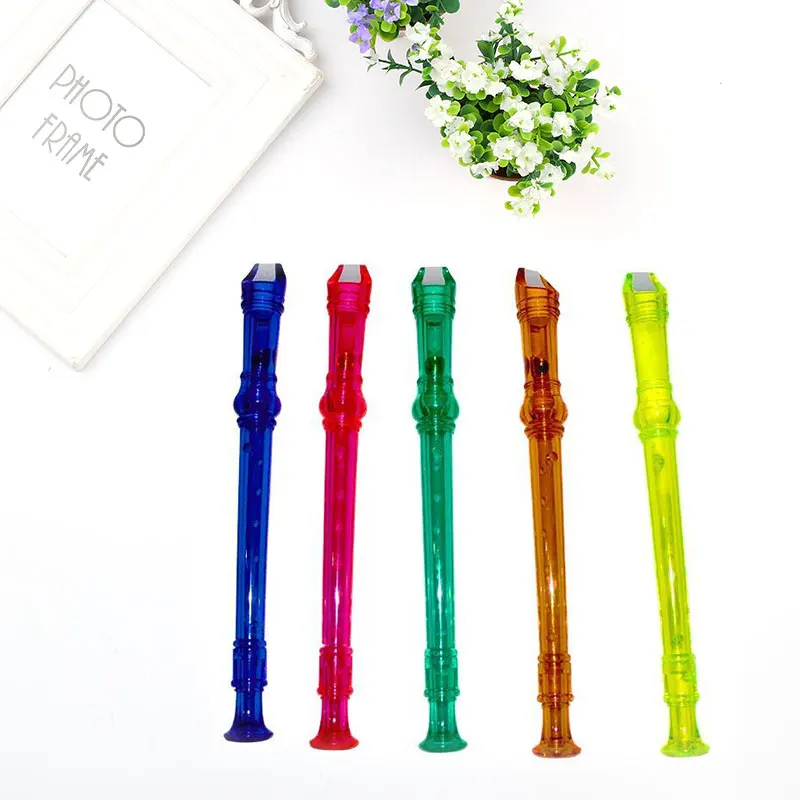 Новые яркие Пластик сопрано Блокфлейта дискант 8 отверстие кларнет для