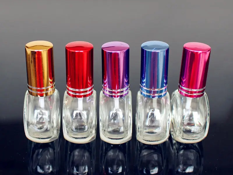 Круглая стеклянная бутылка с распылителем 20 шт./лот 10 мл прозрачная дорожная