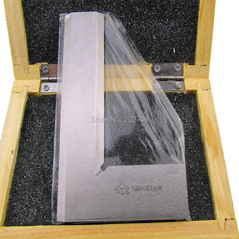 Линейка квадратная Серебристая из нержавеющей стали с лезвиями 100x63 мм |