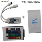 Мини светодиодный WIFI RGBRGBW контроллер управления музыкой через Amazon Alexa Google Magic Home Phone WIFI приложение IR контроллер для полосы света