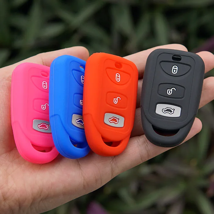 Силиконовый резиновый чехол для автомобильного брелка Hyundai Sonata Santa Fe Elantra Для Киа