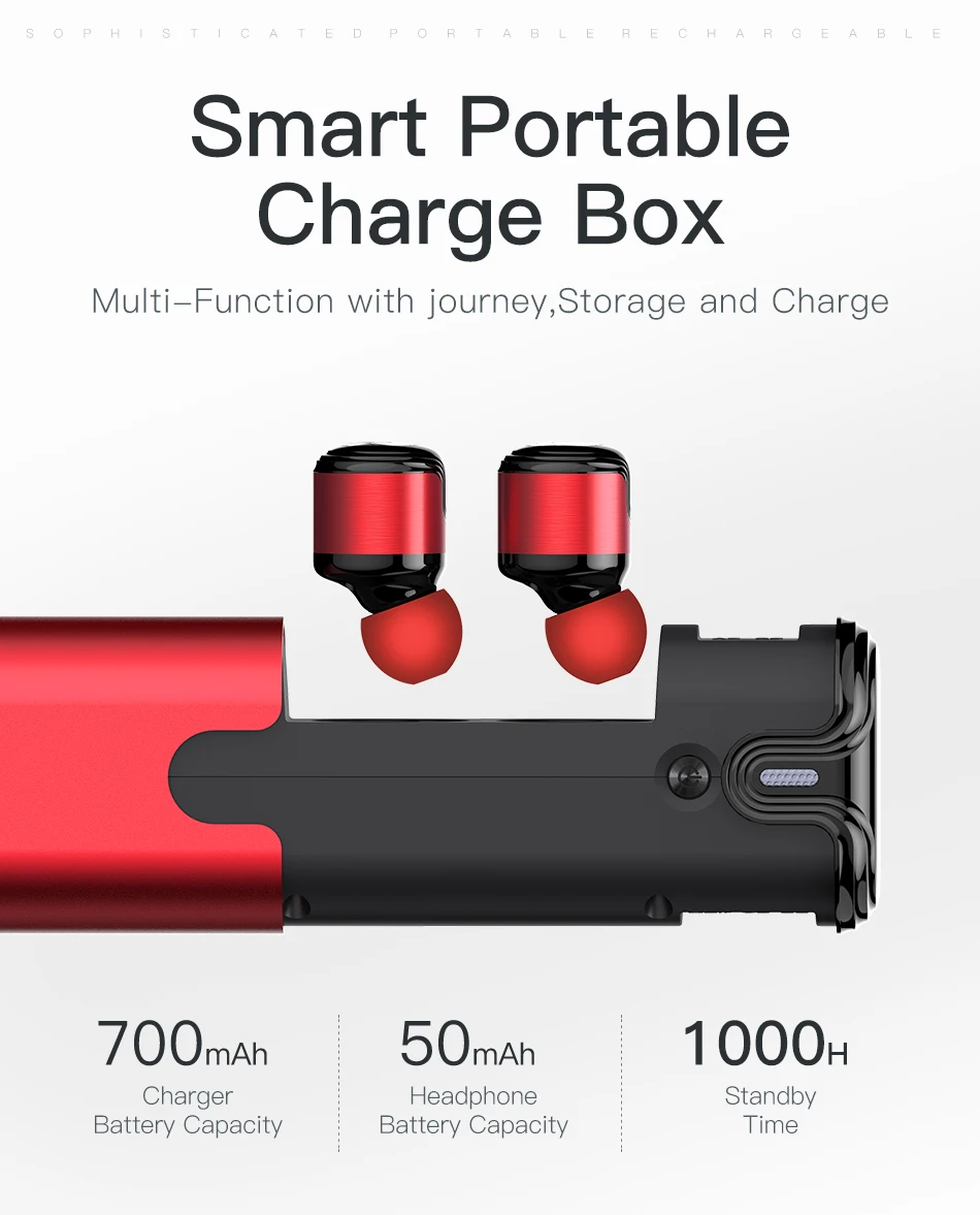 Awei T8 TWS настоящие Беспроводные спортивные Eearbuds наушники с 700 мАч Внешний аккумулятор Двойной микрофон 3D стерео наушники-вкладыши Handfree