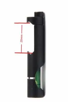 20mm 11 мм/20 мм Пикатинни Вивер рельс с духом пузырьковый уровень fit Тактическая Винтовка/Airgun прицел для наружного охоты аксессуары - Цвет: 20mm