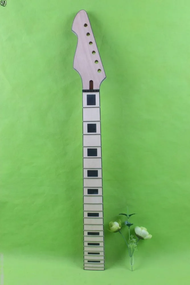 Одна новая левая Неоконченная электрогитара шея 22 лада 628 мм из красного дерева