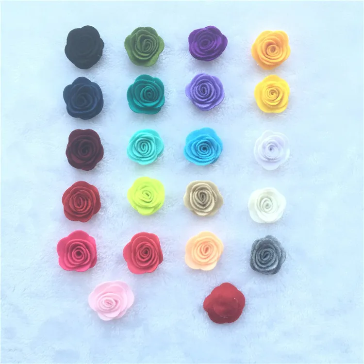 Новинка 1 8 дюйма модные не тканые ткани фетр розы сделай сам аксессуары для волос