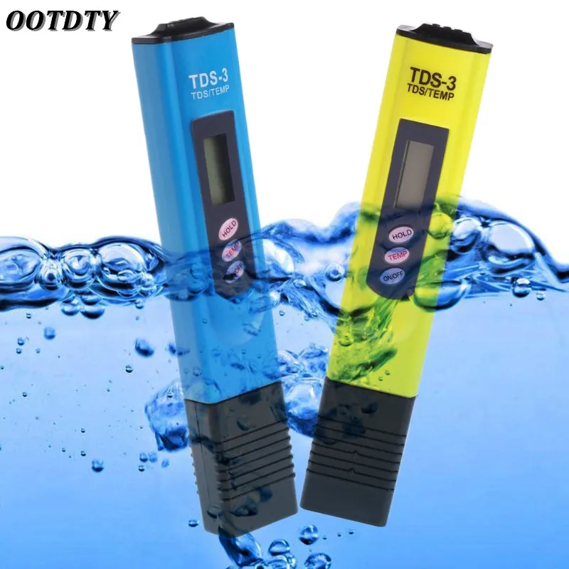 OOTDTY тестер чистоты воды TDS LCD измеритель температуры PPM фильтр гидропонный