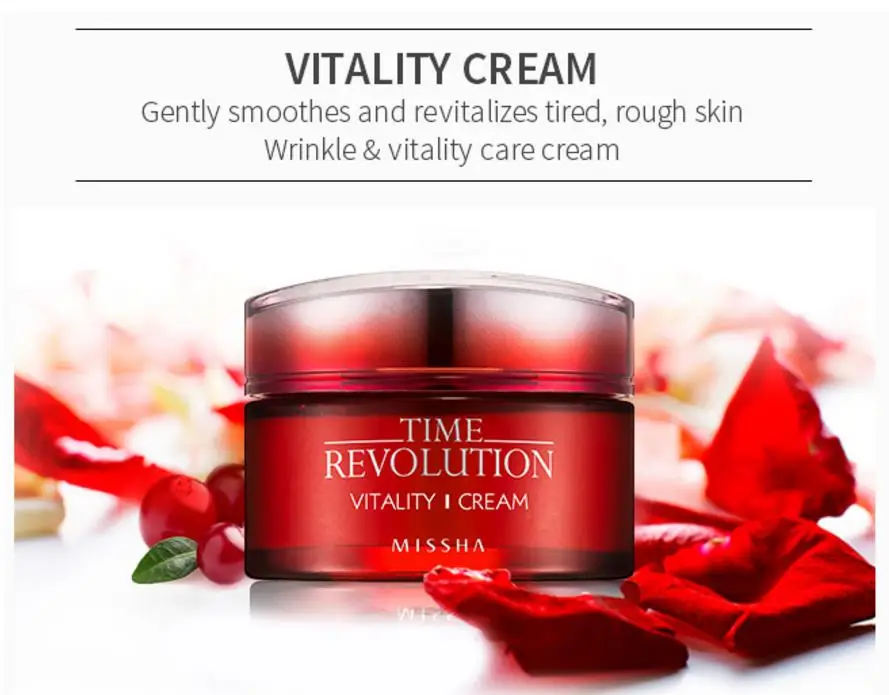 MISSHA Time Revolution оживляющий крем 50 мл для лица Уход за кожей против морщин