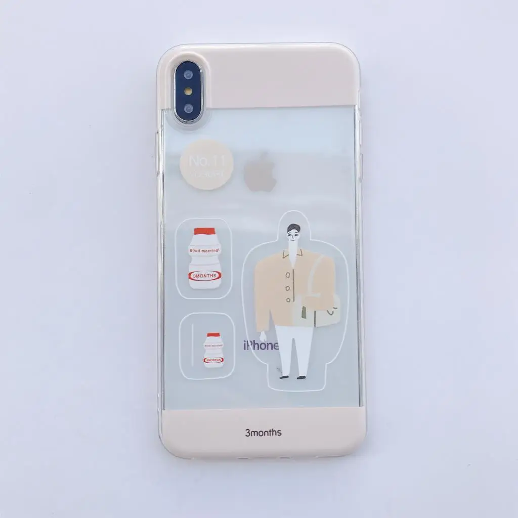 Милый велюровый Корейский детский школьный ранец с мультяшным молока фруктовых