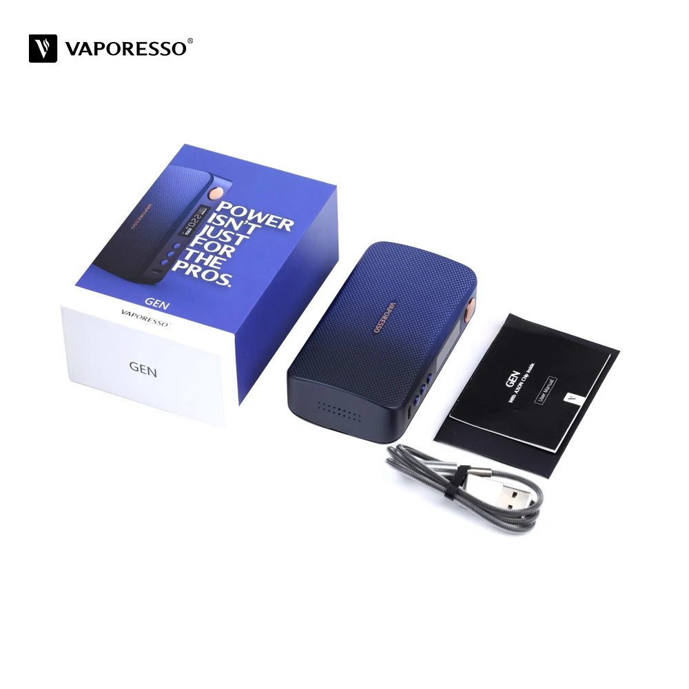 Оригинал 220 Вт Vaporesso роскошный мод Vape Box Mod power от Двойной 18650 батареи совместимы с 510