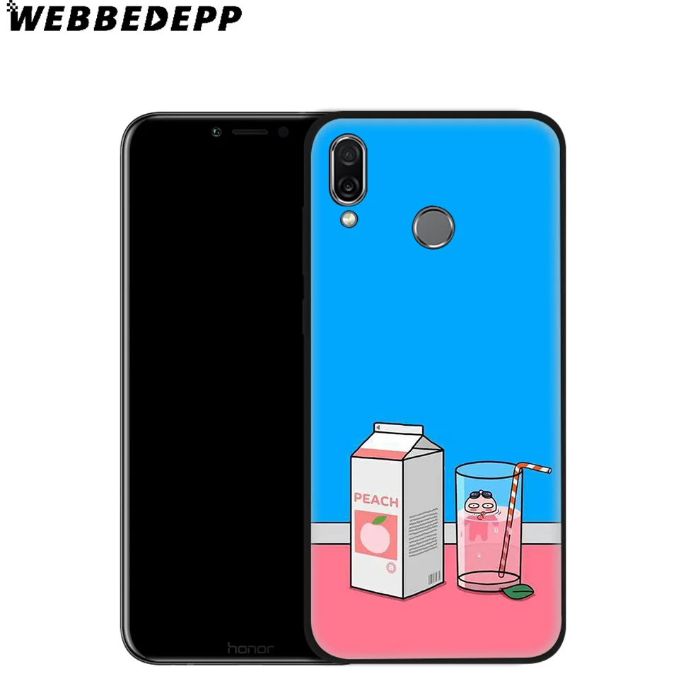 WEBBEDEPP Milk милый розовый мягкий чехол для Huawei Mate Honor 20 6A 7A 7C 7X 8 9 9X 10 View Lite Pro 30 |