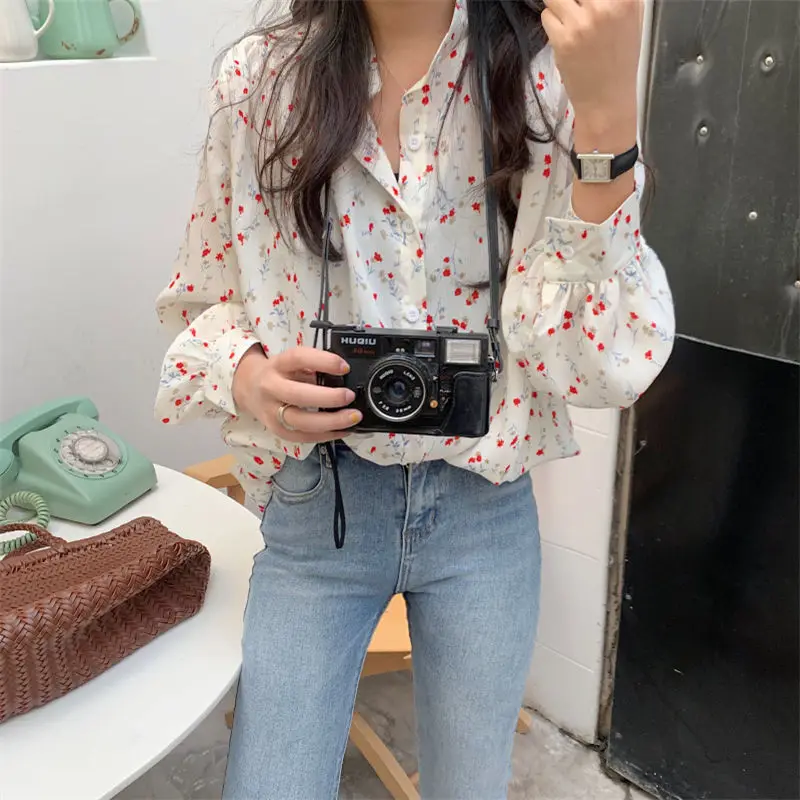 Новая женская блузка Hzirip весна лето 2021 модная шифоновая Милая Повседневная