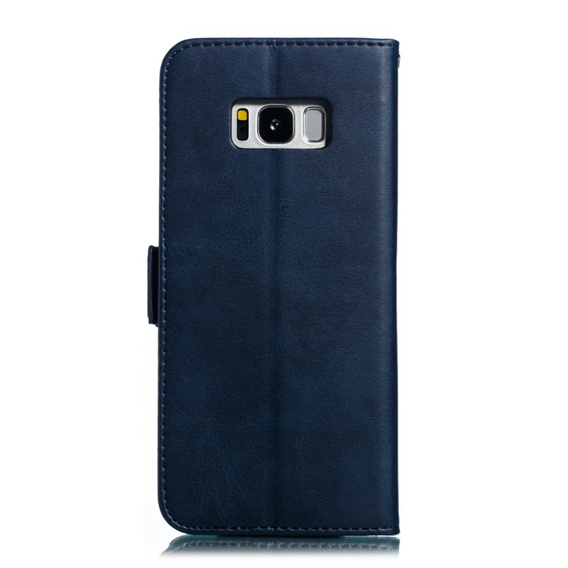 Кожаный чехол с откидной крышкой для Samsung Galaxy S8 Plus и подставкой телефона Etui