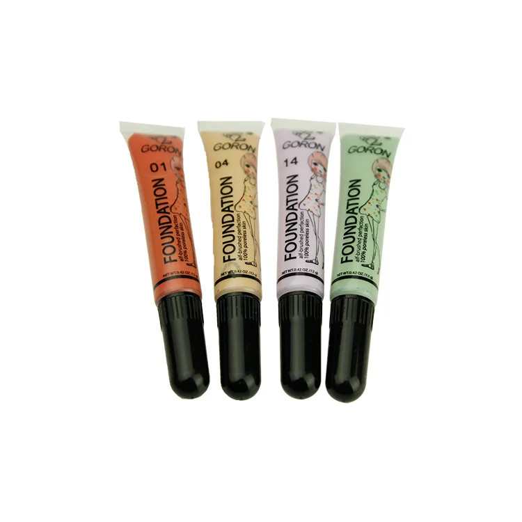 Брендовый консилер для макияжа крем с глазами черный круглый чехол осветлитель