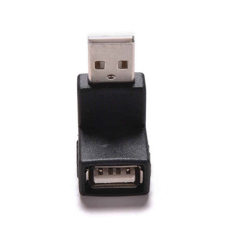 

Новинка, 1 шт., вертикальный адаптер USB 2,0 под прямым углом, угол 90 градусов, USB 2,0, Мужская Женская фотография для ноутбука, ПК