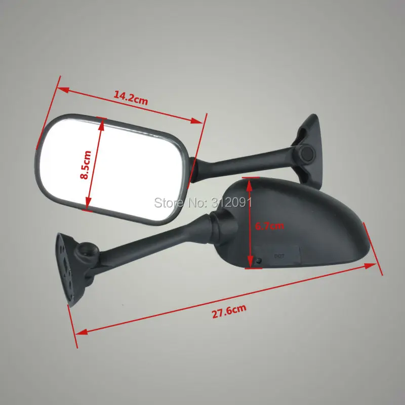 Мотоцикл боковые зеркала заднего вида зеркало для Suzuki бандит GSF650S GSF1250S GSX1250|mirror