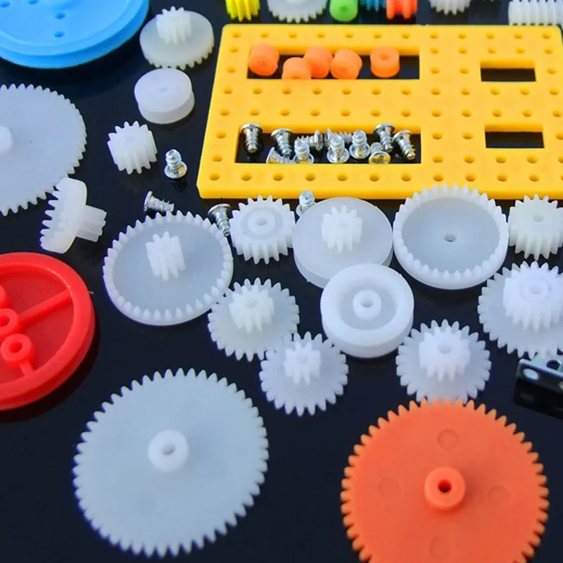 Пластиковый мотор-редуктор коробка передач робот корабль автомобиль самолет DIY