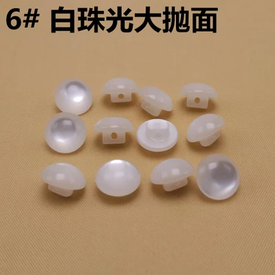 Бесплатная доставка 30 шт./лот белый жемчуг большой гриб свитер пуговицы из смолы