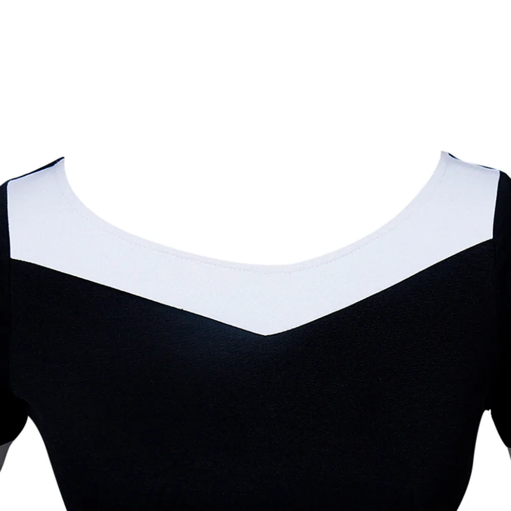 Размера плюс 5XL женские черные элегантные вечерние летнее платье с v образным