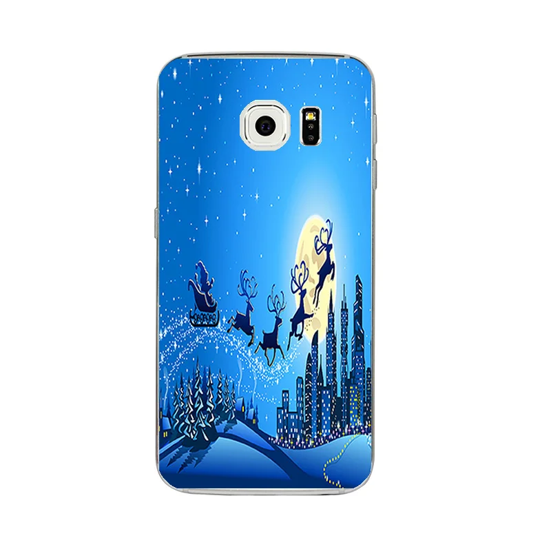 Силиконовый чехол для Galaxy S6 Edge Plus чехол для телефона для Samsung Galaxy S6 оболочка для C5 C5Pro C5000 крышка с Рождеством узор - Цвет: 9999 04
