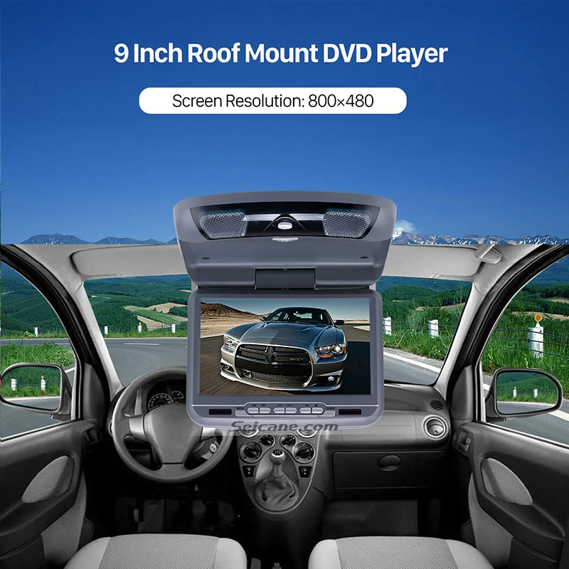 Seicane Популярные потолочный 9 дюймовый dvd плеер с FM радио USB SD Поддержка новейший 32