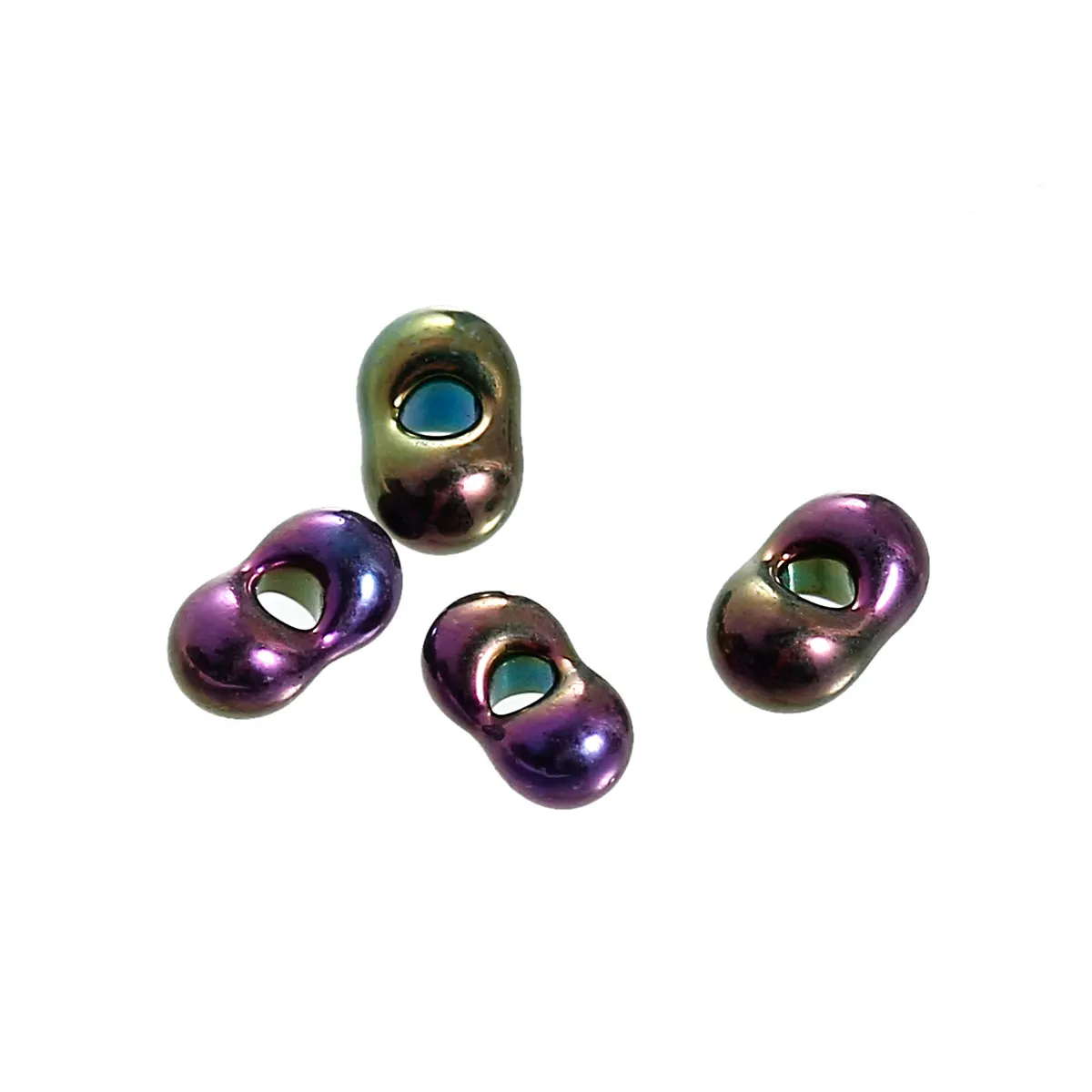 DoreenBeads Япония импортные стеклянные бусины ягоды темно-зеленого цвета AB около 4 мм