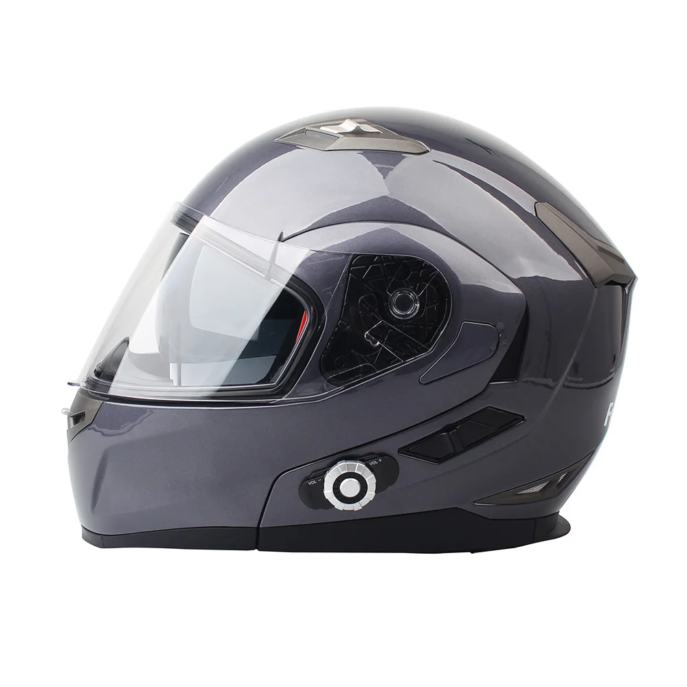 

FreedConn BM2-S Smart Bluetooth Motorcycle Helmet Built in Intercom System Dot Standard Helmet 3 Riders BT Talking with FM Radio