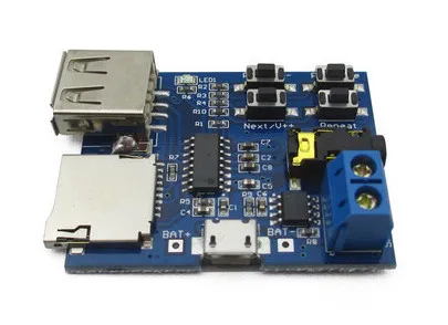 Плата декодера MP3 модуль MP3-плеера аудиомодуль с усилителем 3 Вт 5 шт. в партии |