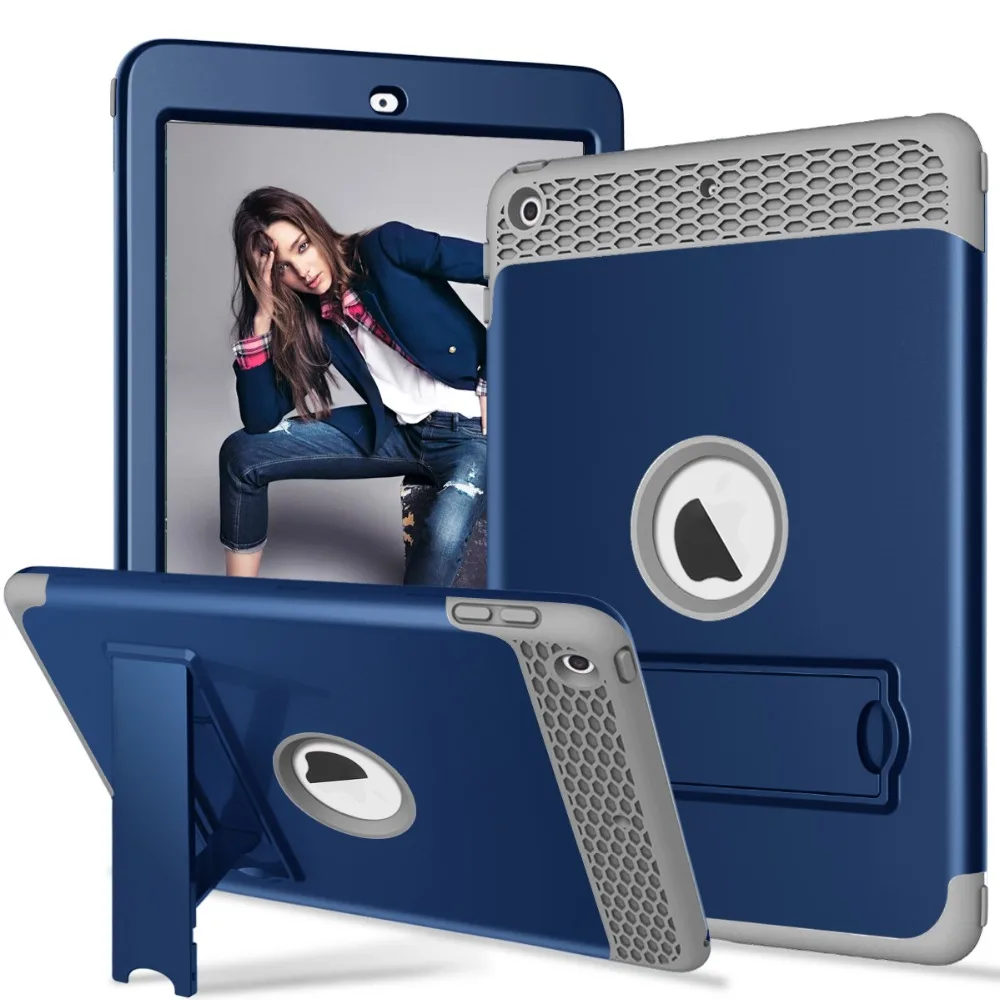 Для iPad 9,7 / чехол сверхмощный высокая ударопрочность Прочный Гибридный трехслойный полный корпус защитный чехол для iPad 9,7