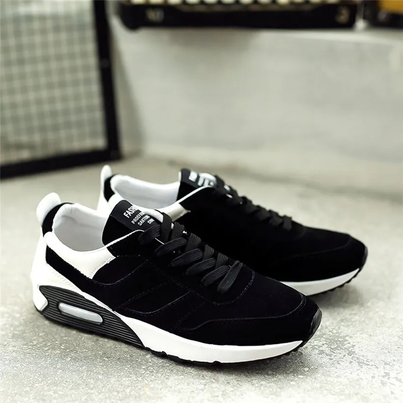 Мужская обувь для бега коллекция 2018 года мужские кроссовки на шнуровке дышащая