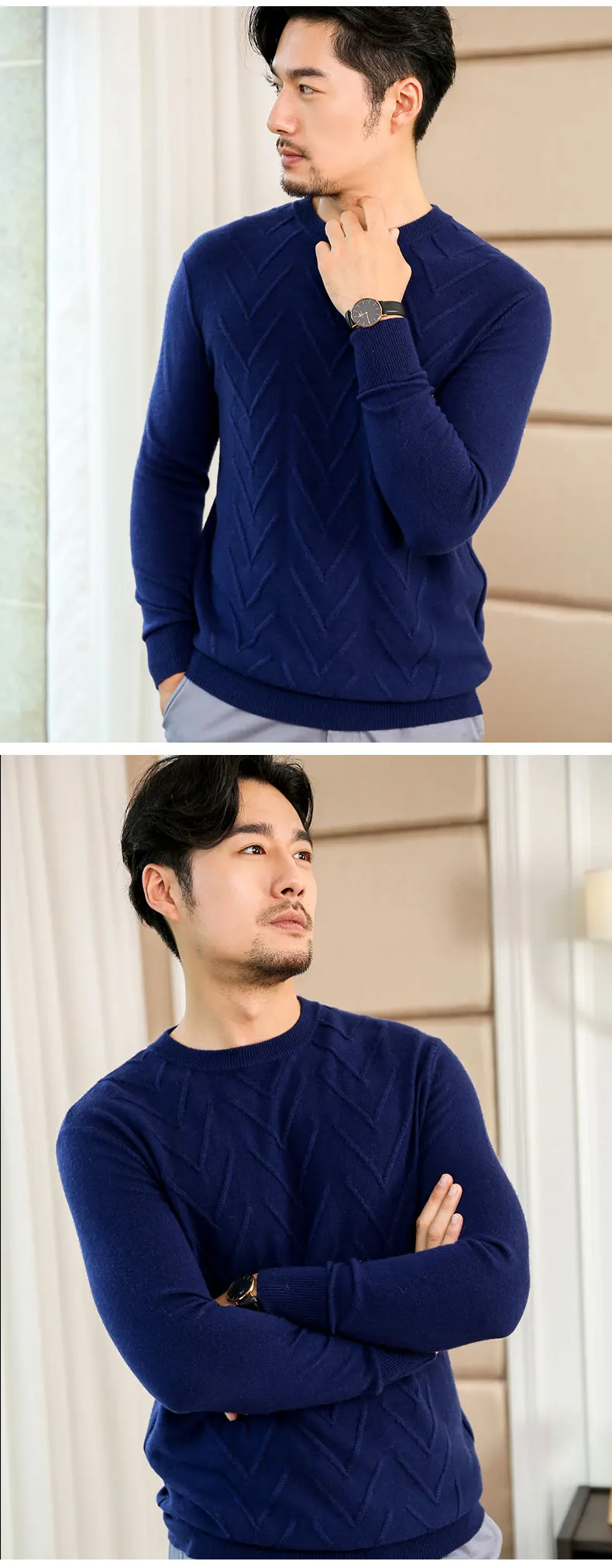 Smpevrg autumn winter thick cashmere sweater men pullovers O-neck long sleeve casual pullover men sweater knitted jumpers warm