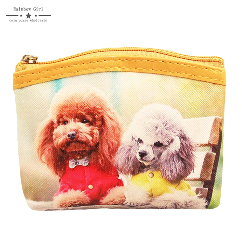 Новый собака портмоне милая Стильная Новинка Животные кошелек на молнии Kawaii для