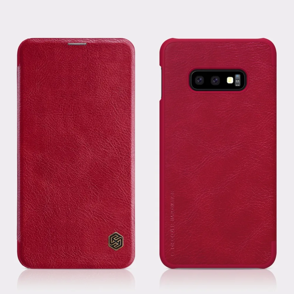 Флип-чехол для samsung Galaxy S10 S10e NILLKIN Qin Series, кожаный чехол, чехол для samsung Galaxy S10e, кошелек, карман для карт, чехол