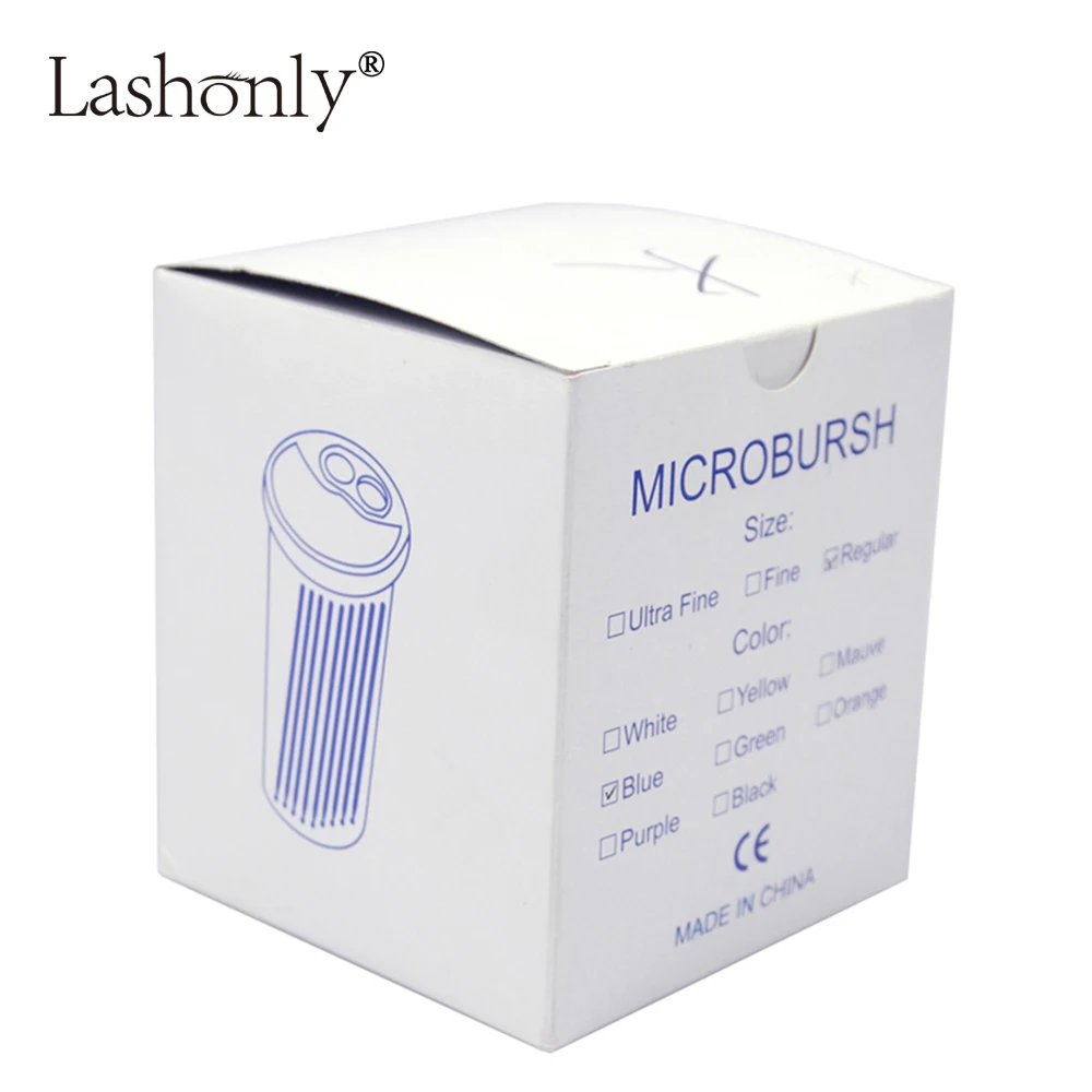 Новинка 100 шт микро щеточки Одноразовые индивидуальные Аппликаторы тушь для