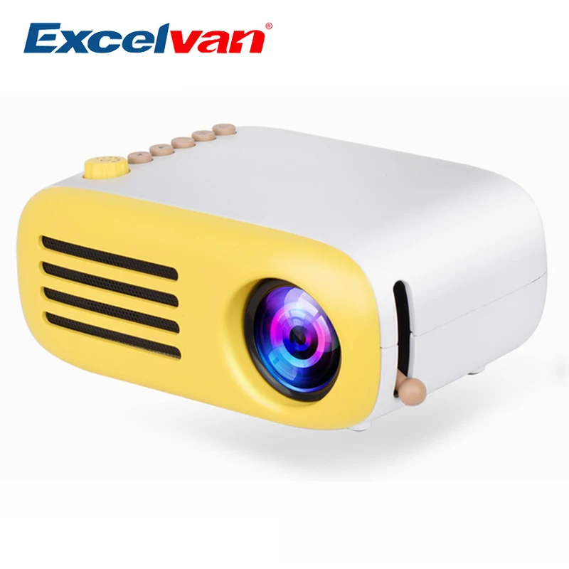 Excelvan YG300 YG310 Upgrade YG200 Мини светодиодный карманный проектор домашний детский