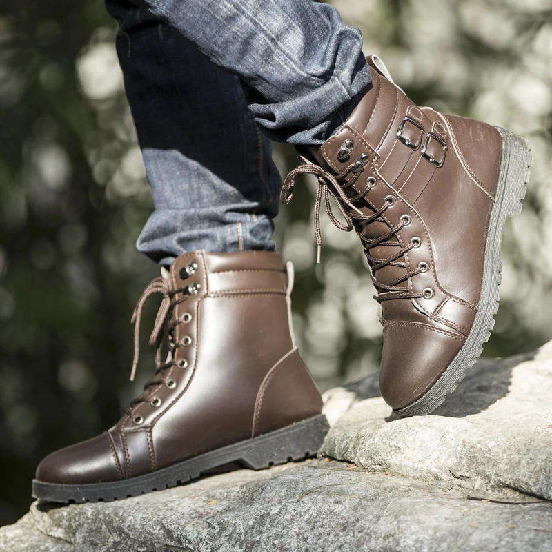 The spring bag mail casual shoes fashion PU for men male British Korean trend | Обувь