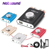 nobsound hifi ns 20g mini bluetooth 5 0 tpa3116 digital power amplifier hifi dsp stereo headphone amp 100w100w with adapter