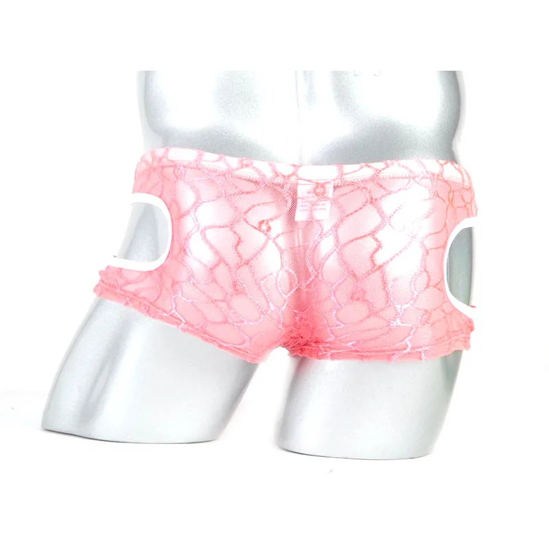 Кружевные трусики с дырками сексуальные открытые целомудрия мужское