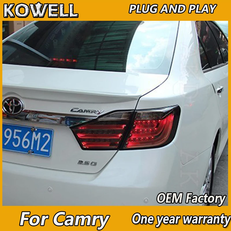 Автомобильный Стайлинг KOWELL 2012 3012 2014 Camry V50 задние фонари светодиодный ная задняя