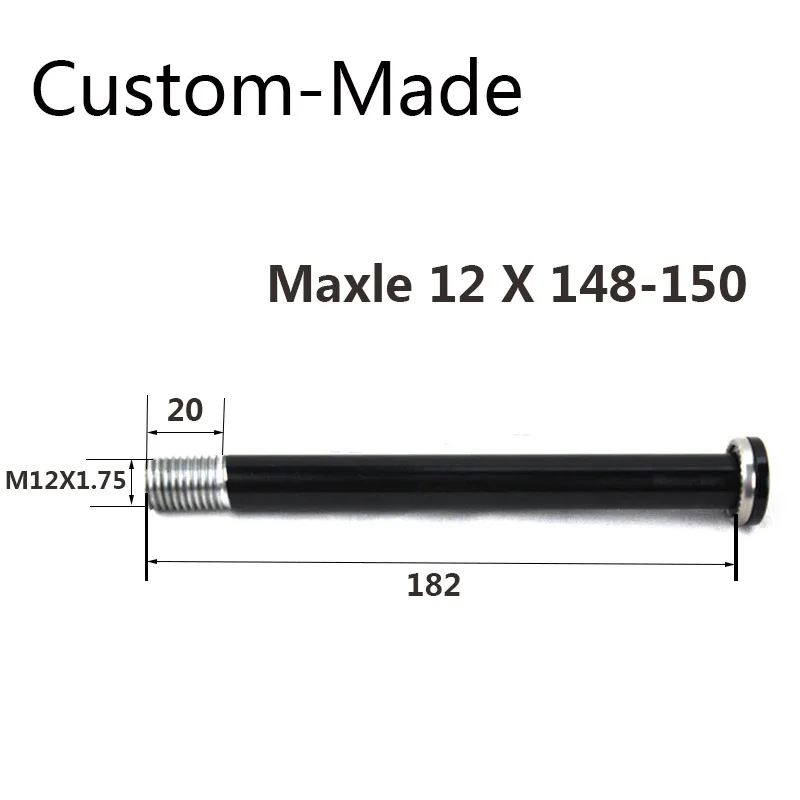 Задняя ось Maxle 12X142 мм 12X135 12X148 12X150 12X142 ABP 12X148 ABP Boost 12 X на заказ велосипедная ось - Цвет: 12X148 socket(L182)