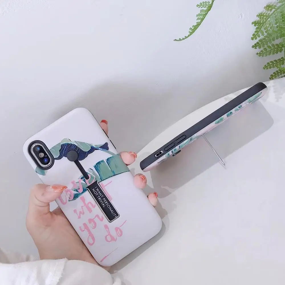 Шикарный чехол накладка с банановыми листьями для iPhone11 Pro Max Xs XR 78plus 6s SE2020 2 в