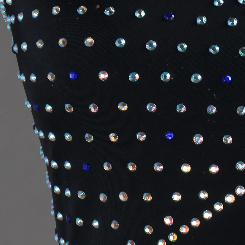 Индивидуальное платье для фигурного катания латиноамериканских танцев женское