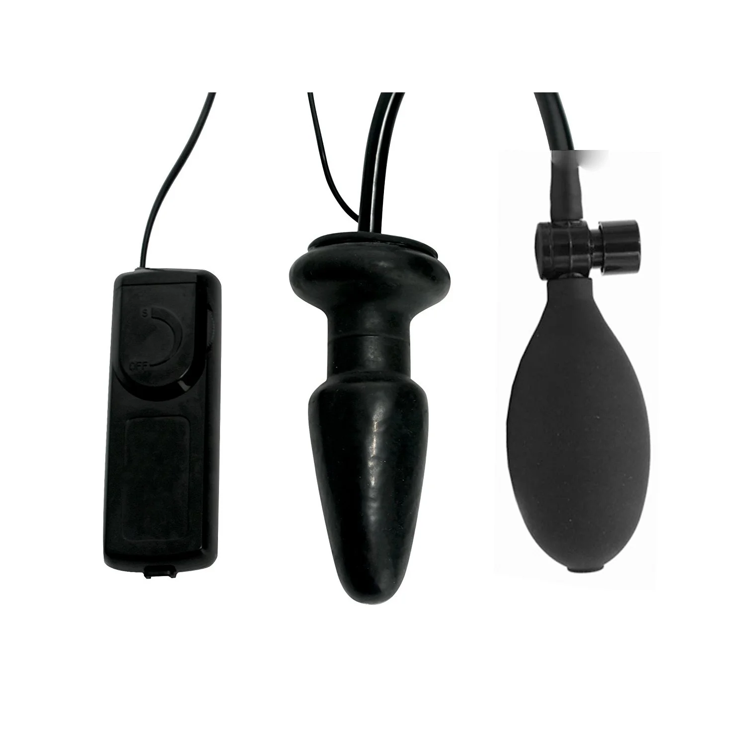 Vibrating Inflatable Butt Plug Balloon Pump Expandable for Beginner Adult Sex Toys | Красота и здоровье