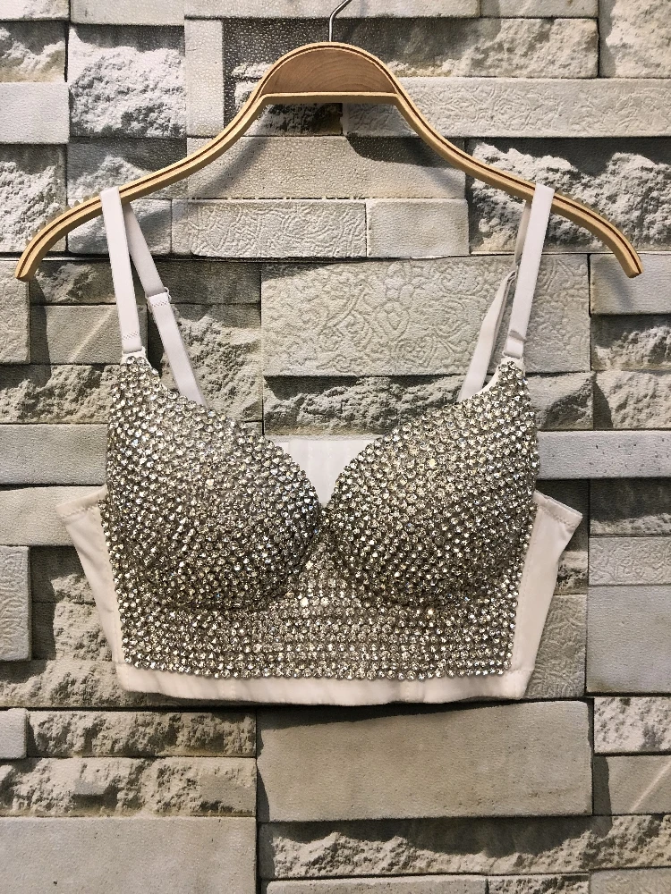 2018 пикантные высококачественные Hand made ночной клуб драгоценный камень алмаз Bralet