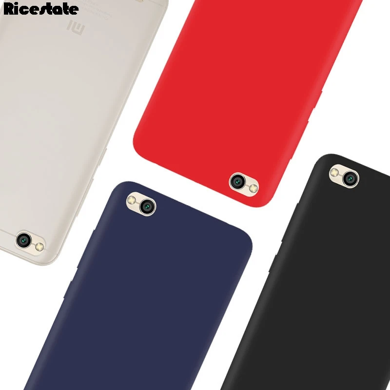 For Xiaomi Redmi 5A 5.0 inch Frosted Soild Color TPU Back Cover Redmi5A Silicon soft case | Мобильные телефоны и