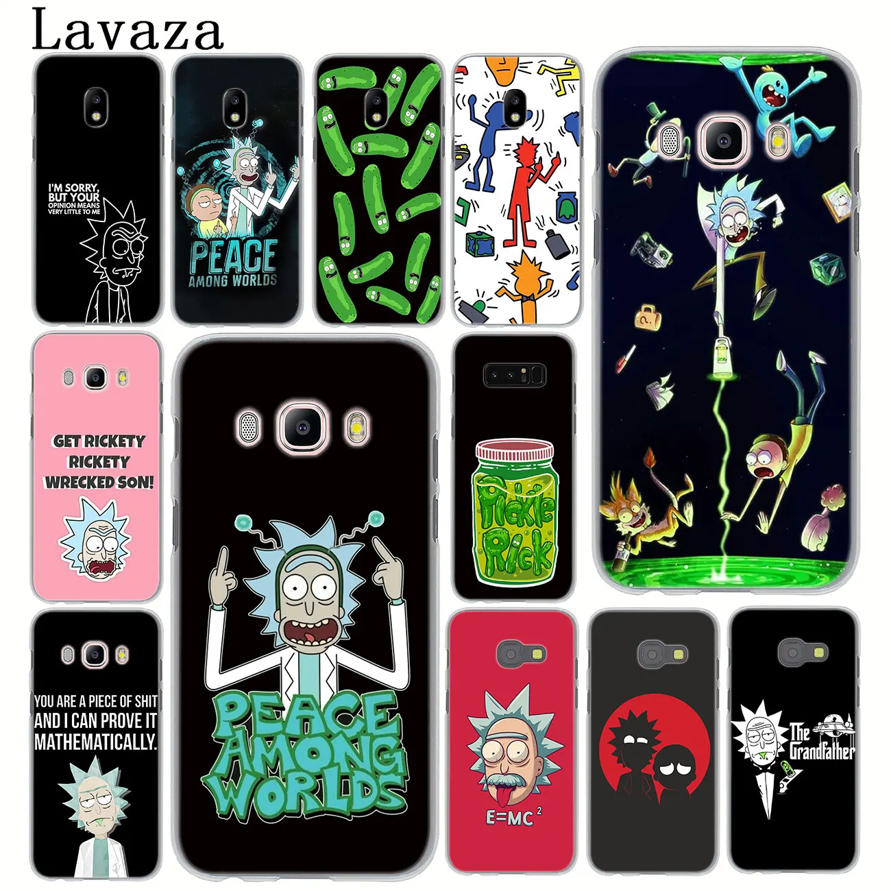 Lavaza Рик и Морти жесткий чехол для телефона для samsung Galaxy J8 J7 Duo J4 J5 J6 плюс J2 J3 Prime Крышка