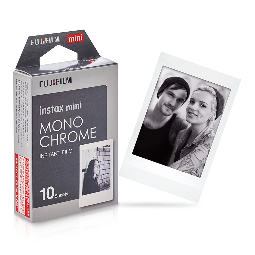 Fujifilm Instax Mini 8 пленка монохромная моно+ черная пленка фото для Instax Mini 9 7 s 8 25 70 90 пленка камера SP-1 SP-2+ Бесплатный подарок